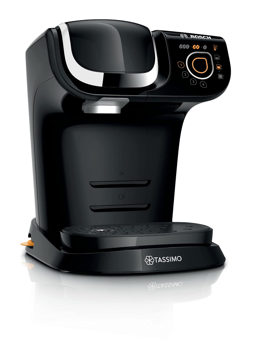 Eminenza Compatible My Way Cafetière Eminenza, tas 6502, plus de 40 boissons chaudes, OneTouch, Noir