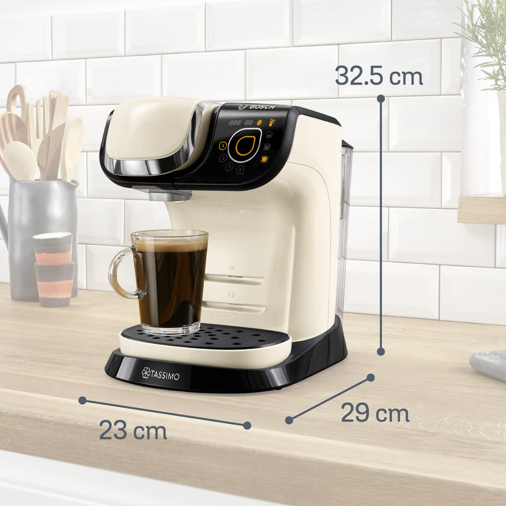 Eminenza Compatible My Way Cafetière Eminenza, tas 6502, plus de 40 boissons chaudes, OneTouch, Noir