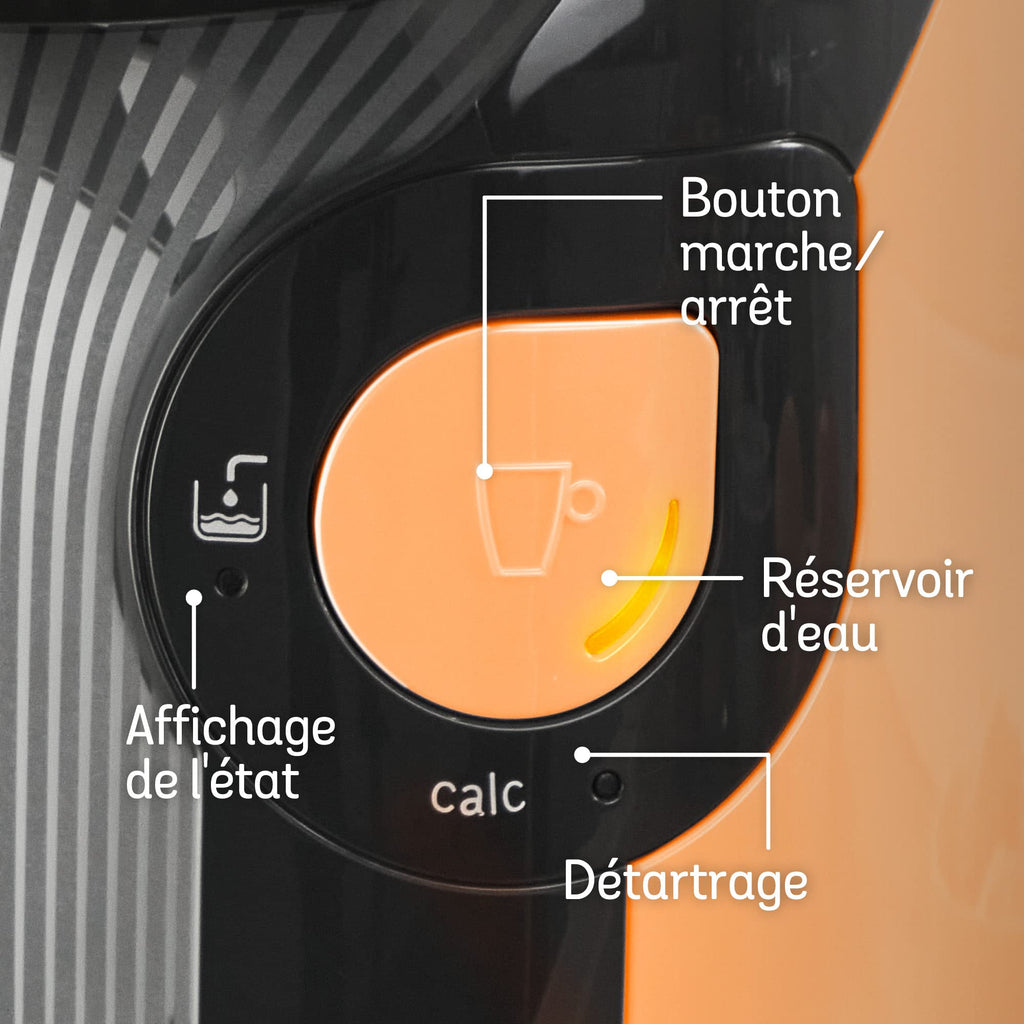 Eminenza - Cafetière Eminenza Eminenza Compatible Style, Intellibrew, OneTouch, TAS1106, Pêche
