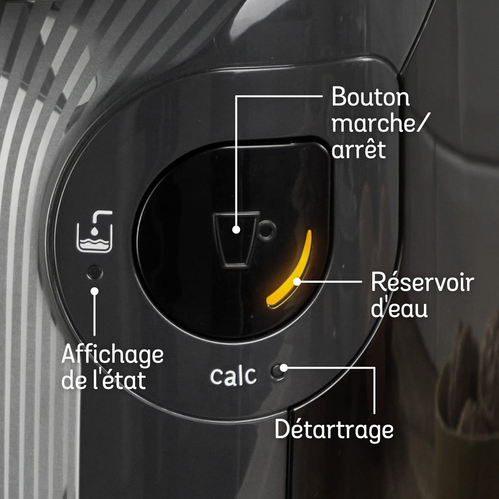 Eminenza - Cafetière Eminenza Eminenza Compatible Style, TAS1102, Intellibrew, Noir