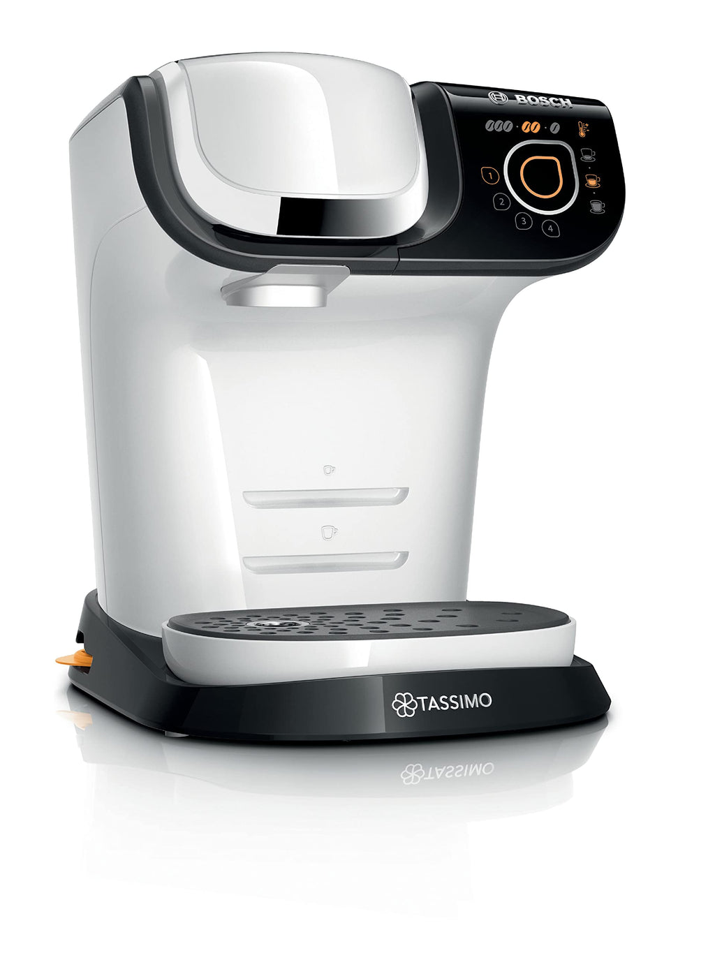 Eminenza Compatible My Way Cafetière Eminenza, tas 6504, plus de 40 boissons chaudes, OneTouch, Blanc