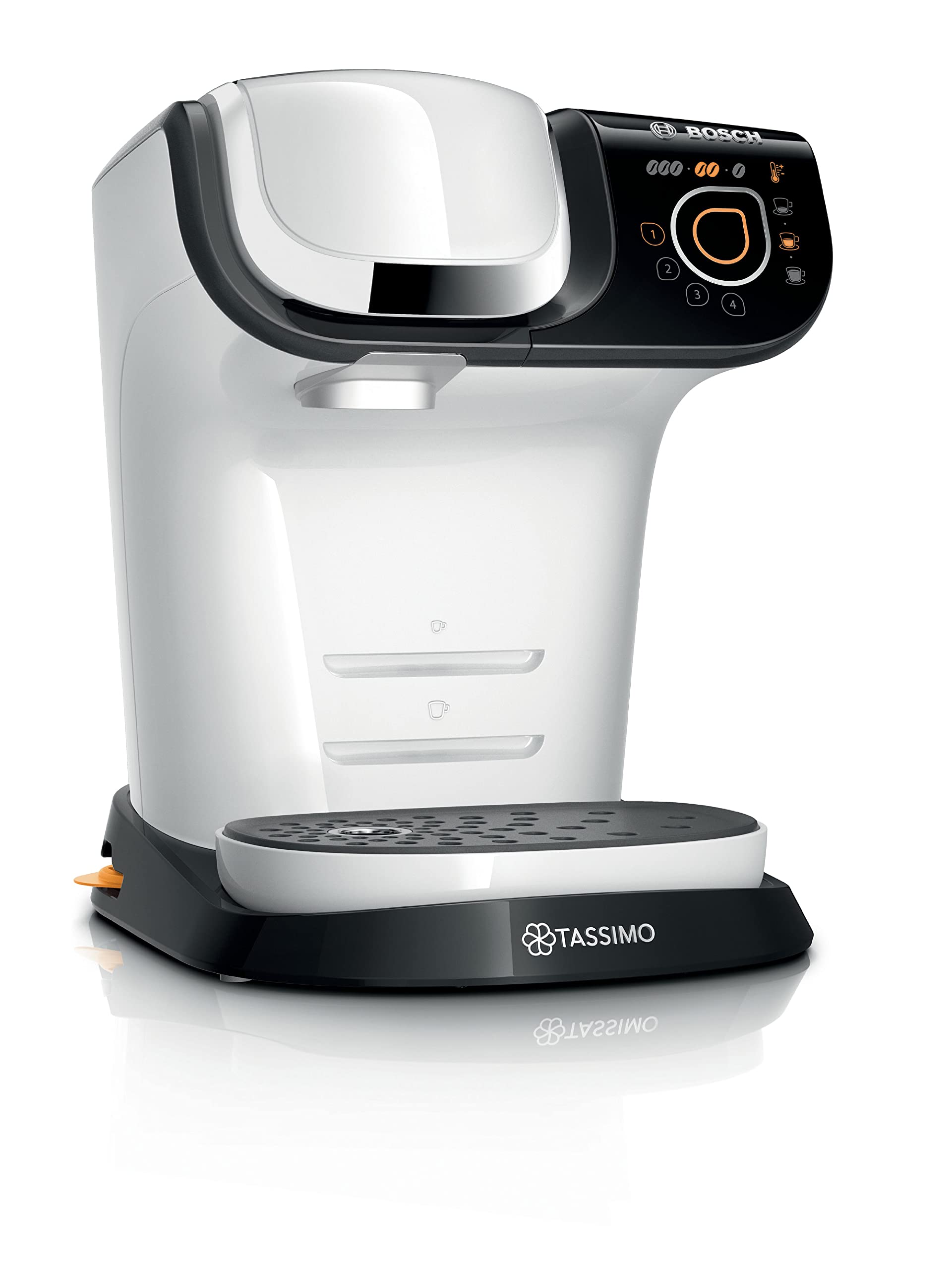 Eminenza Compatible My Way Cafetière Eminenza, tas 6504, plus de 40 boissons chaudes, OneTouch, Blanc