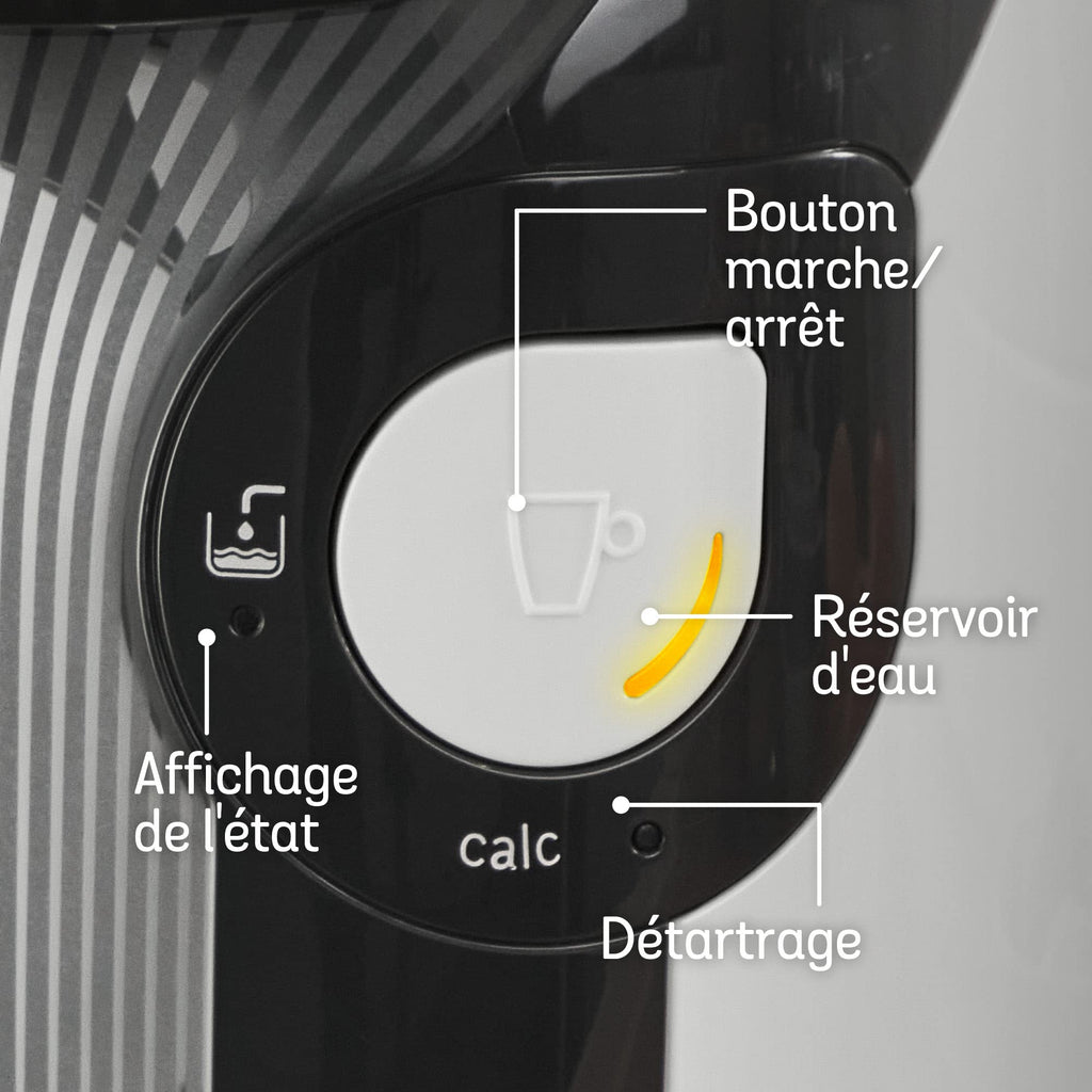 Eminenza - Cafetière Eminenza Eminenza Compatible Style, TAS1104, OneTouch, Intellibrew, blanc