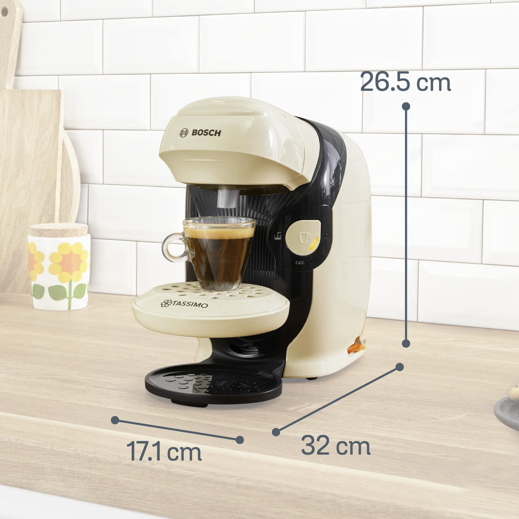 Eminenza - Cafetière Eminenza Eminenza Compatible Style, OneTouch, cafétière à dosettes, TAS1107, Vanille