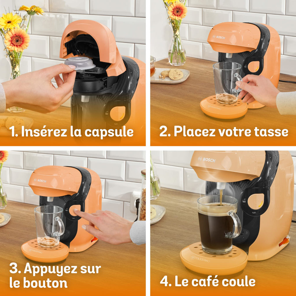 Eminenza - Cafetière Eminenza Eminenza Compatible Style, Intellibrew, OneTouch, TAS1106, Pêche