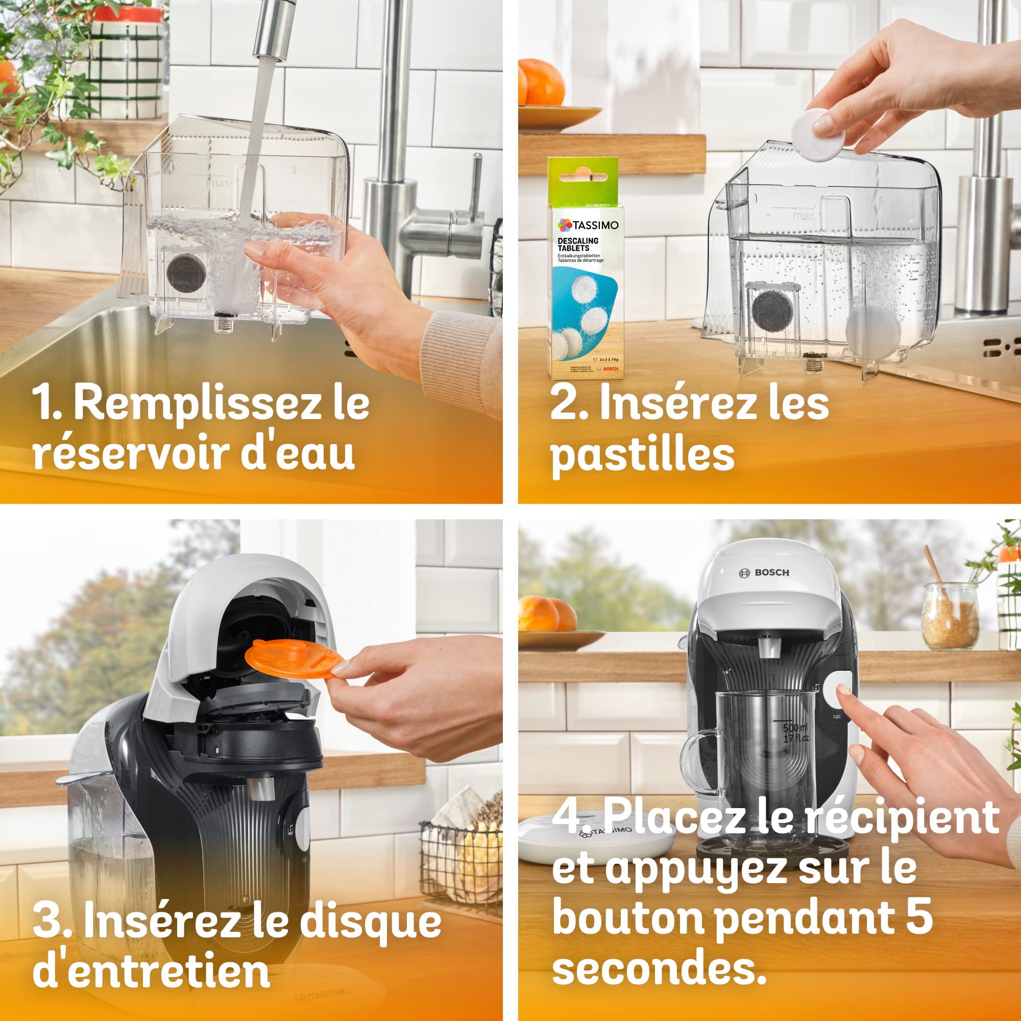 Eminenza - Cafetière Eminenza Eminenza Compatible Style, TAS1104, OneTouch, Intellibrew, blanc