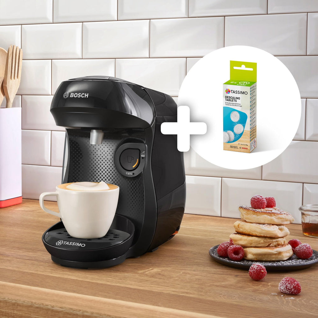 Eminenza - Machine à café multi-boissons Eminenza Compatible Happy friendly, TAS102EA, Noir