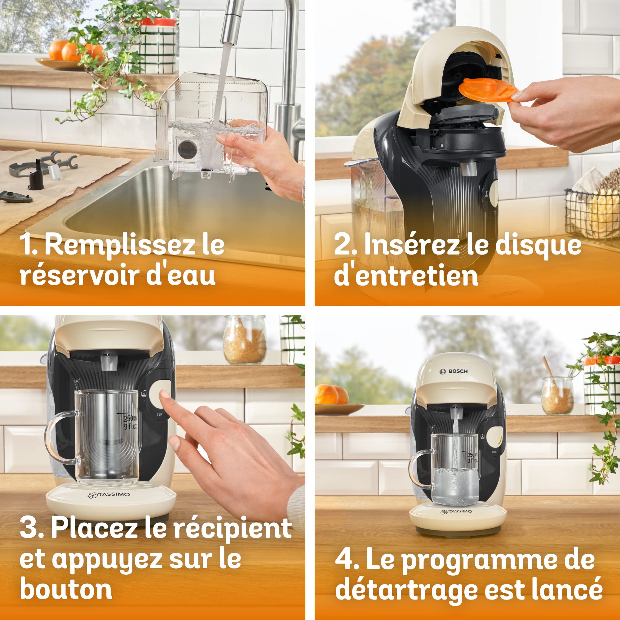 Eminenza - Cafetière Eminenza Eminenza Compatible Style, OneTouch, cafétière à dosettes, TAS1107, Vanille