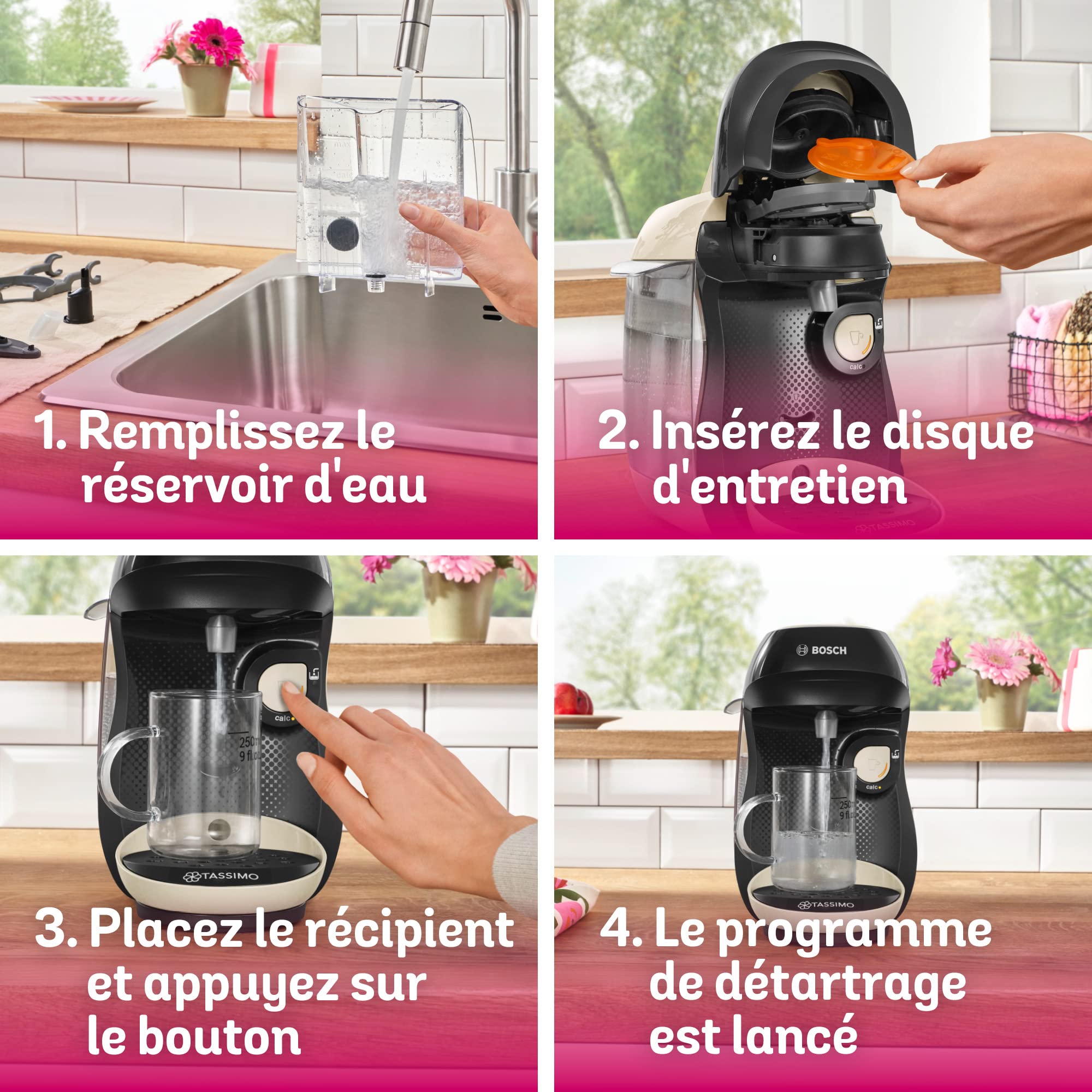 Eminenza Compatible Happy TAS1007 – Machine à café à capsules, 1400 W, Crème