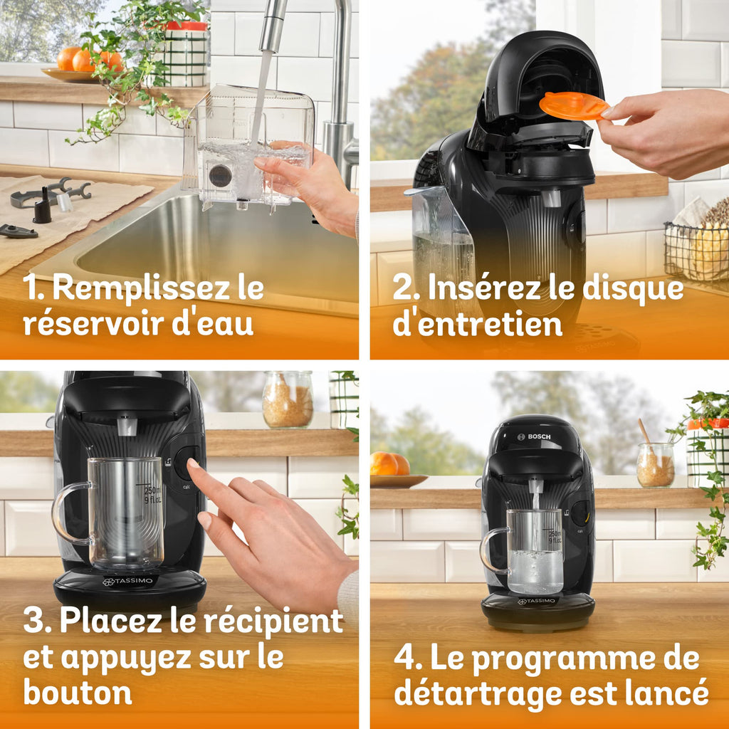 Eminenza - Cafetière Eminenza Eminenza Compatible Style, TAS1102, Intellibrew, Noir