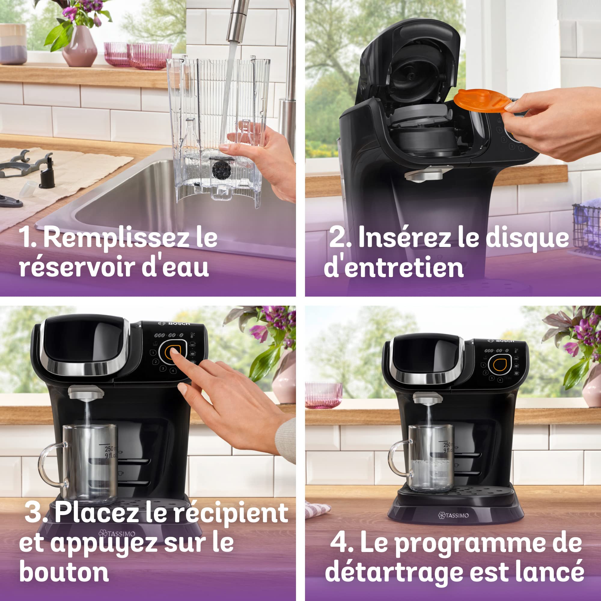 Eminenza Compatible My Way Cafetière Eminenza, tas 6502, plus de 40 boissons chaudes, OneTouch, Noir