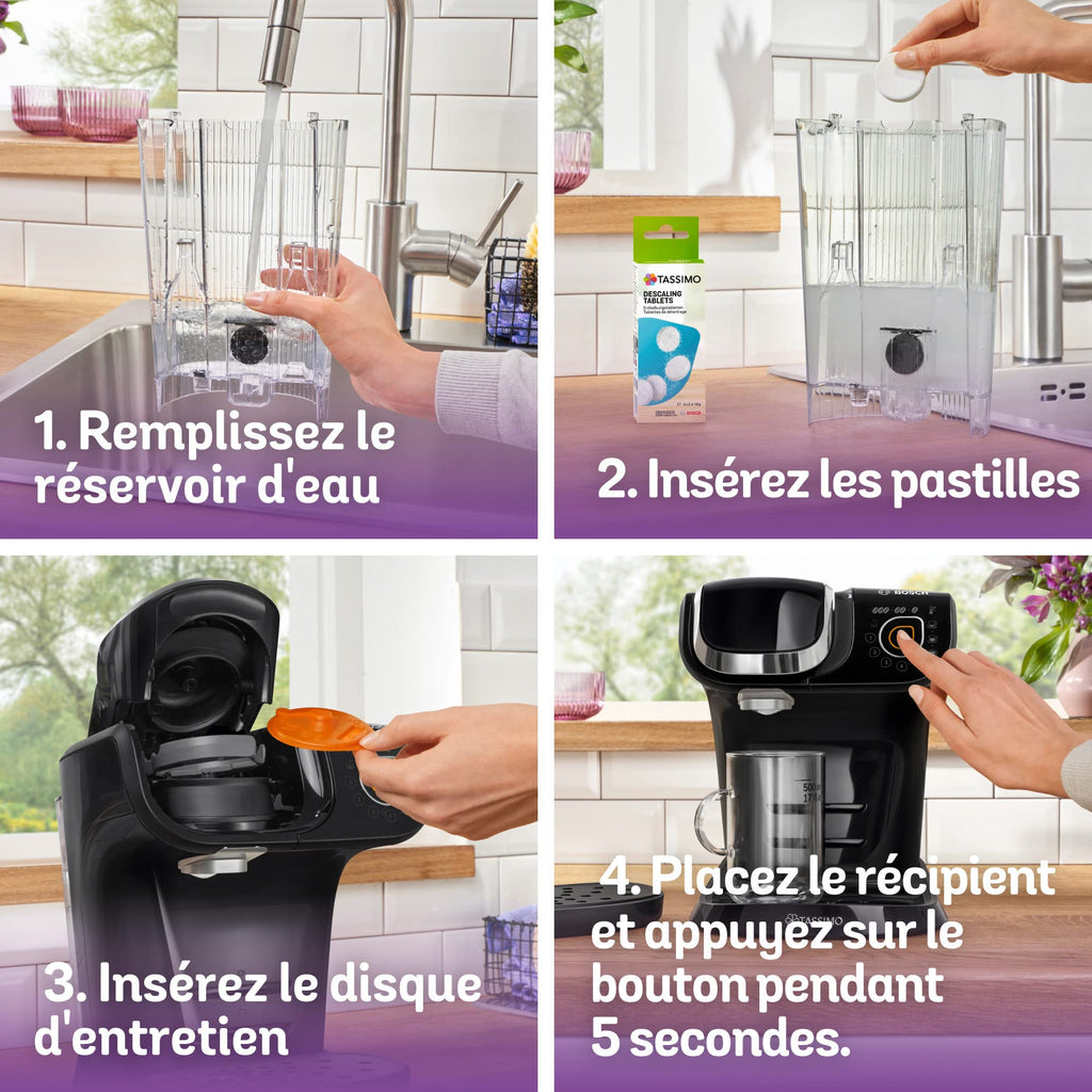 Eminenza Compatible My Way Cafetière Eminenza, tas 6502, plus de 40 boissons chaudes, OneTouch, Noir