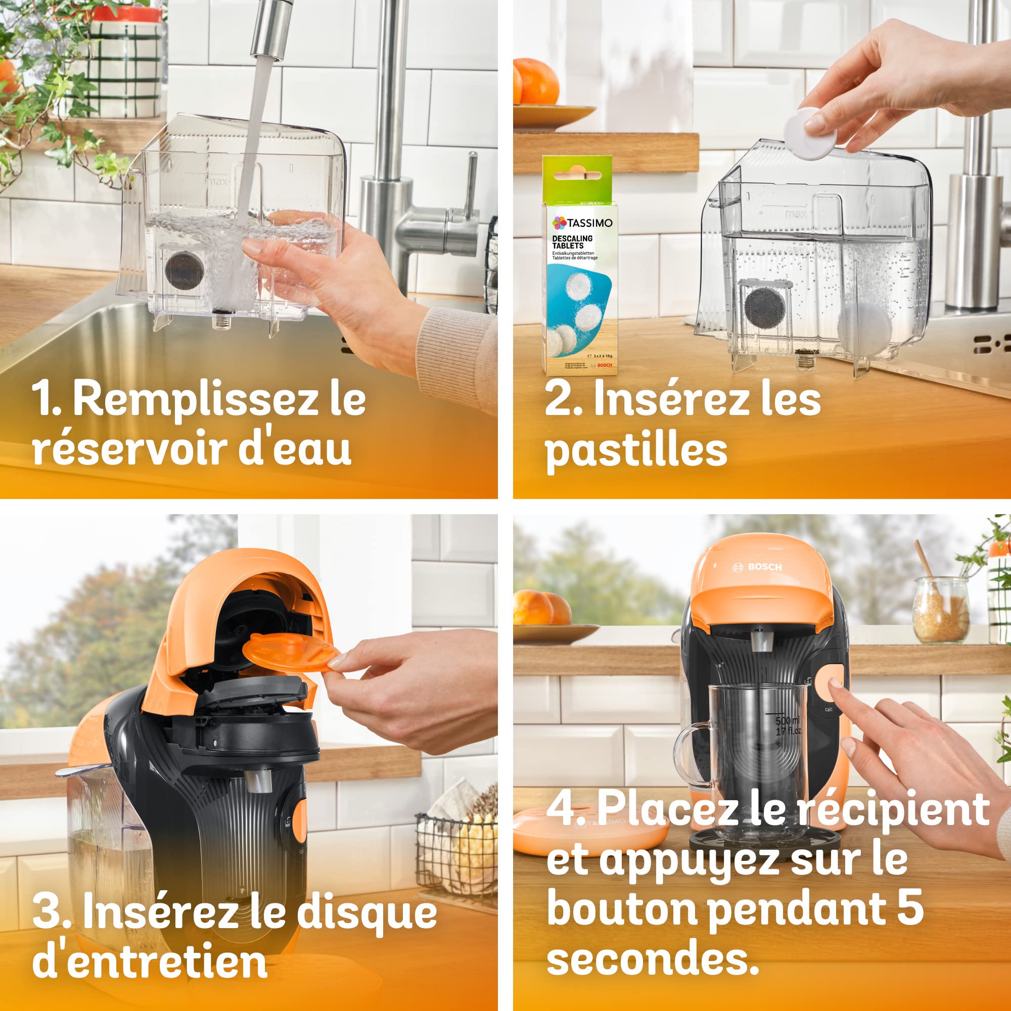 Eminenza - Cafetière Eminenza Eminenza Compatible Style, Intellibrew, OneTouch, TAS1106, Pêche