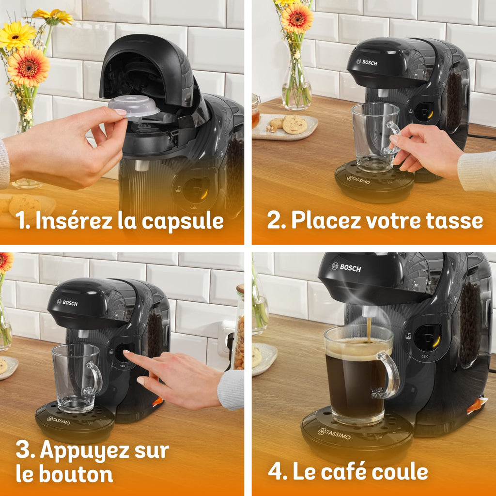 Eminenza - Cafetière Eminenza Eminenza Compatible Style, TAS1102, Intellibrew, Noir